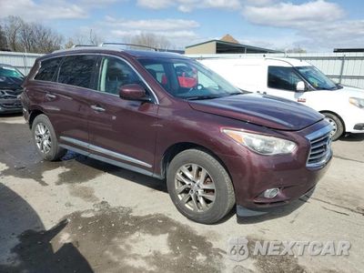 Czwarte zdjęcie samochodu z boku: 2013 INFINITI JX35 VIN:5N1AL0MM1DC343182 - miniatura