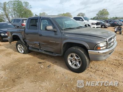 Czwarte zdjęcie samochodu z boku: 2002 DODGE DAKOTA QUAD SPORT VIN:1B7HG38N32S500855 - miniatura