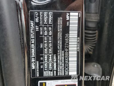 Zdjęcie 15 z 15 samochodu: 2017 MERCEDES-BENZ GLC COUPE 300 4MATIC VIN:WDC0J4KB8HF276836 - miniatura