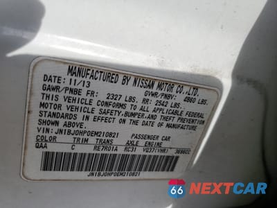 Zdjęcie 15 z 15 samochodu: 2014 INFINITI QX50 VIN:JN1BJ0HP0EM210821 - miniatura