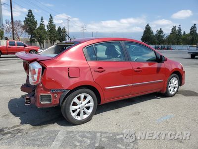 Trzecie zdjęcie samochodu z tyłu: 2012 NISSAN SENTRA 2.0 VIN:3N1AB6AP4CL765929 - miniatura