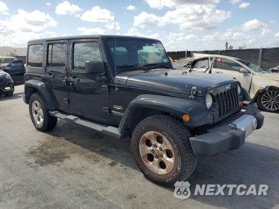 Czwarte zdjęcie samochodu z boku: 2013 JEEP WRANGLER UNLIMITED SAHARA VIN:1C4HJWEG3DL650003 - miniatura