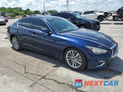 Czwarte zdjęcie samochodu z boku: 2021 INFINITI Q50 LUXE VIN:JN1EV7BP7MM707253 - miniatura