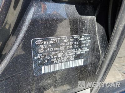 Zdjęcie 12 z 15 samochodu: 2024 HYUNDAI SONATA SEL VIN:KMHL64JA7RA378331 - miniatura