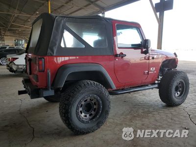 Trzecie zdjęcie samochodu z tyłu: 2009 JEEP WRANGLER X VIN:1J4FA24119L752091 - miniatura