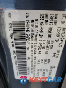 Zdjęcie 13 z 13 samochodu: 2002 DODGE GRAND CARAVAN SPORT VIN:2B4GP44312R671947 - miniatura