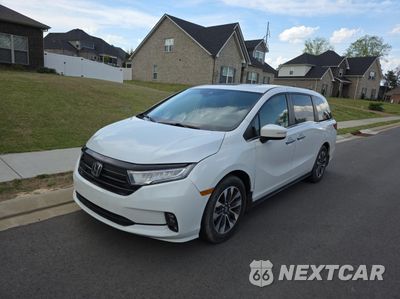 Drugie zdjęcie samochodu z przodu: 2023 HONDA ODYSSEY EXL VIN:5FNRL6H67PB013527 - miniatura