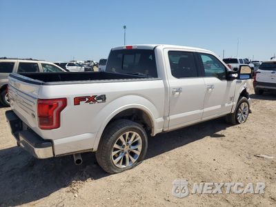Trzecie zdjęcie samochodu z tyłu: 2016 FORD F150 SUPERCREW VIN:1FTEW1EG4GFA83973 - miniatura