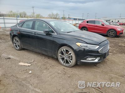 Czwarte zdjęcie samochodu z boku: 2018 FORD FUSION TITANIUM/PLATINUM VIN:3FA6P0K90JR165538 - miniatura