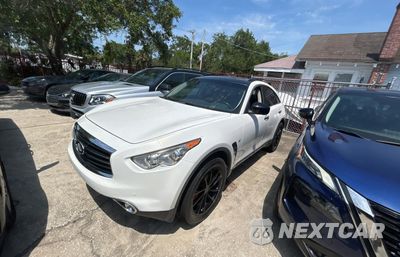 Drugie zdjęcie samochodu z przodu: 2014 INFINITI QX70 VIN:JN8CS1MW7EM410374 - miniatura