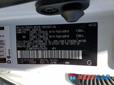 Zdjęcie 15 z 16 samochodu: 2022 LEXUS GX 460 VIN:JTJAM7BXXN5336404 - miniatura