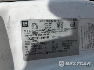 Zdjęcie 13 z 13 samochodu: 2014 CHEVROLET EXPRESS G2500 VIN:1GCWGFCA1E1159463 - miniatura