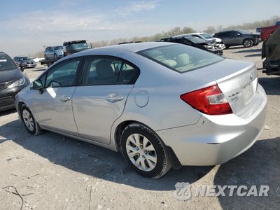 Drugie zdjęcie samochodu z przodu: 2012 HONDA CIVIC LX VIN:19XFB2F53CE005904 - miniatura