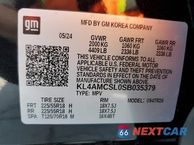 Zdjęcie 13 z 15 samochodu: 2025 BUICK ENCORE GX PREFERRED VIN:KL4AMCSL0SB035379 - miniatura