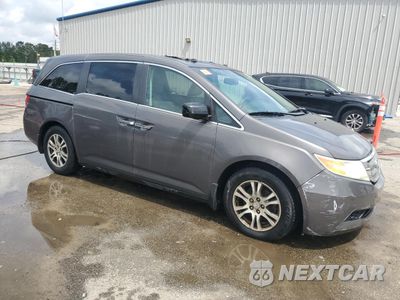 Czwarte zdjęcie samochodu z boku: 2013 HONDA ODYSSEY EXL VIN:5FNRL5H61DB034900 - miniatura