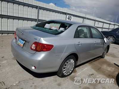 Trzecie zdjęcie samochodu z tyłu: 2009 TOYOTA COROLLA BASE VIN:1NXBU40E99Z155213 - miniatura