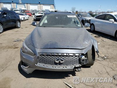 Piąte zdjęcie samochodu w środku: 2019 INFINITI Q50 LUXE VIN:JN1EV7AR3KM553947 - miniatura