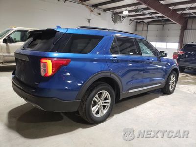 Trzecie zdjęcie samochodu z tyłu: 2020 FORD EXPLORER XLT VIN:1FMSK8DH1LGC23785 - miniatura
