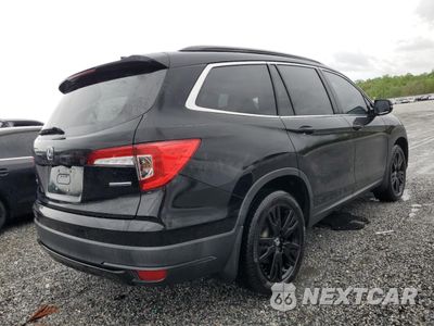 Trzecie zdjęcie samochodu z tyłu: 2021 HONDA PILOT SE VIN:5FNYF5H2XMB000602 - miniatura
