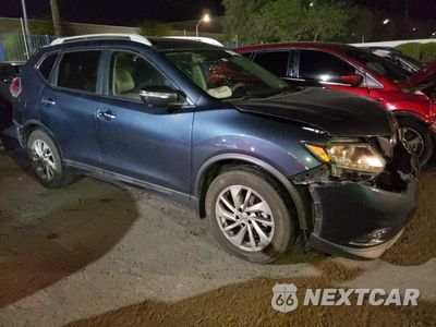 Czwarte zdjęcie samochodu z boku: 2014 NISSAN ROGUE S VIN:5N1AT2MT4EC867575 - miniatura