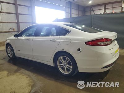 Drugie zdjęcie samochodu z przodu: 2018 FORD FUSION SE HYBRID VIN:3FA6P0LU4JR171720 - miniatura