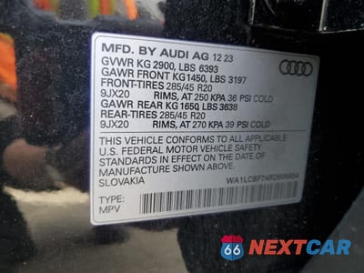 Zdjęcie 13 z 13 samochodu: 2024 AUDI Q7 PREMIUM PLUS VIN:WA1LCBF74RD009854 - miniatura