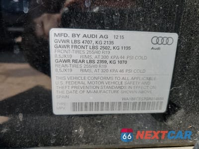 Zdjęcie 13 z 13 samochodu: 2016 AUDI Q3 PREMIUM PLUS VIN:WA1BFCFS7GR014558 - miniatura