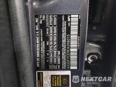 Zdjęcie 13 z 14 samochodu: 2014 MERCEDES-BENZ GL 450 4MATIC VIN:4JGDF7CE9EA398015 - miniatura