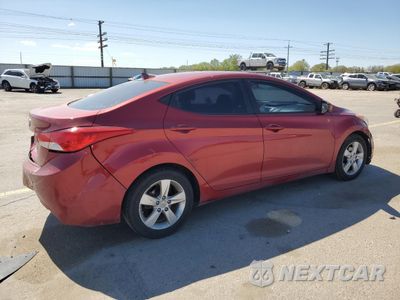 Trzecie zdjęcie samochodu z tyłu: 2013 HYUNDAI ELANTRA GLS VIN:5NPDH4AE6DH254378 - miniatura