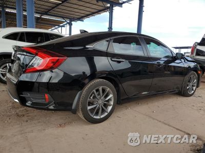 Trzecie zdjęcie samochodu z tyłu: 2020 HONDA CIVIC EX VIN:19XFC1F31LE025171 - miniatura