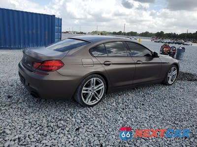 Trzecie zdjęcie samochodu z tyłu: 2014 BMW 650 XI GRAN COUPE VIN:WBA6B4C56ED760319 - miniatura