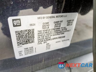 Zdjęcie 13 z 16 samochodu: 2024 GMC YUKON DENALI VIN:1GKS2DKL6RR288346 - miniatura