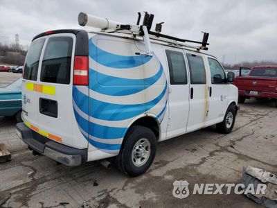 Trzecie zdjęcie samochodu z tyłu: 2014 CHEVROLET EXPRESS G2500 VIN:1GCWGFCA2E1914765 - miniatura