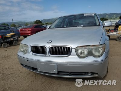 Piąte zdjęcie samochodu w środku: 2003 BMW 745 LI VIN:WBAGN634X3DR13814 - miniatura