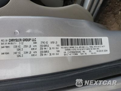 Zdjęcie 15 z 15 samochodu: 2012 DODGE GRAND CARAVAN SE VIN:2C4RDGBG6CR243451 - miniatura