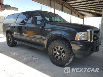 Czwarte zdjęcie samochodu z boku: 2003 FORD EXCURSION LIMITED VIN:1FMSU43P03ED13615 - miniatura