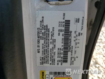 Zdjęcie 12 z 12 samochodu: 2018 FORD FUSION SE HYBRID VIN:3FA6P0LU6JR129940 - miniatura