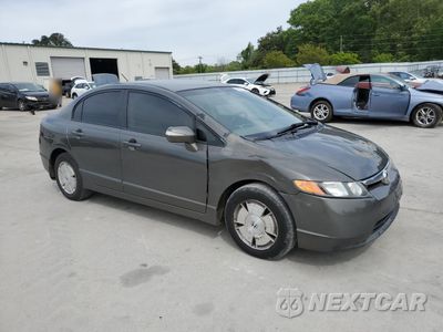 Czwarte zdjęcie samochodu z boku: 2008 HONDA CIVIC HYBRID VIN:JHMFA36258S006585 - miniatura