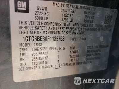 Zdjęcie 14 z 14 samochodu: 2015 GMC CANYON SLE VIN:1GTG6BE30F1135753 - miniatura