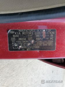 Zdjęcie 15 z 15 samochodu: 2004 KIA SORENTO EX VIN:KNDJD733145215693 - miniatura
