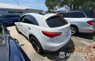 Trzecie zdjęcie samochodu z tyłu: 2014 INFINITI QX70 VIN:JN8CS1MW7EM410374 - miniatura