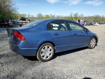 Trzecie zdjęcie samochodu z tyłu: 2007 HONDA CIVIC LX VIN:1HGFA16597L131731 - miniatura