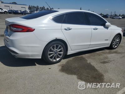 Trzecie zdjęcie samochodu z tyłu: 2017 FORD FUSION SE HYBRID VIN:3FA6P0LU6HR409173 - miniatura