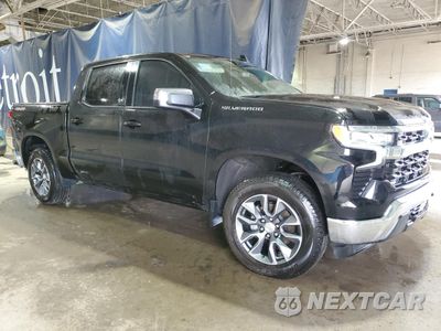 Czwarte zdjęcie samochodu z boku: 2024 CHEVROLET SILVERADO K1500 LT-L VIN:1GCPDKEK2RZ155957 - miniatura