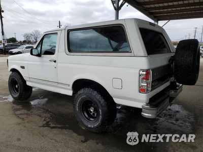 Drugie zdjęcie samochodu z przodu: 1993 FORD BRONCO U100 VIN:1FMEU15H0PLA78054 - miniatura