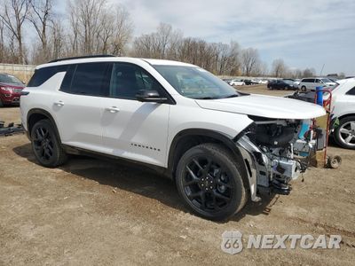 Czwarte zdjęcie samochodu z boku: 2025 CHEVROLET TRAVERSE RS VIN:1GNEVLRS1SJ133724 - miniatura