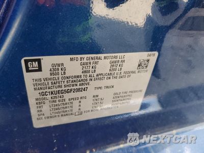 Zdjęcie 12 z 12 samochodu: 2016 CHEVROLET SILVERADO K2500 HEAVY DUTY VIN:1GC1KUEG5GF208247 - miniatura