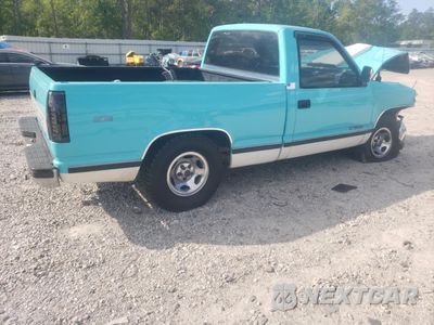 Trzecie zdjęcie samochodu z tyłu: 1988 CHEVROLET GMT-400 C1500 VIN:1GCDC14H1JZ168354 - miniatura
