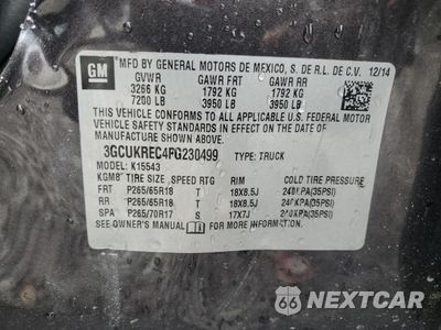 Zdjęcie 12 z 12 samochodu: 2015 CHEVROLET SILVER1500 VIN:3GCUKREC4FG230499 - miniatura