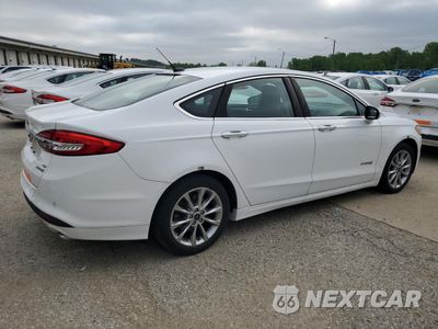 Trzecie zdjęcie samochodu z tyłu: 2017 FORD FUSION SE HYBRID VIN:3FA6P0LU0HR400730 - miniatura